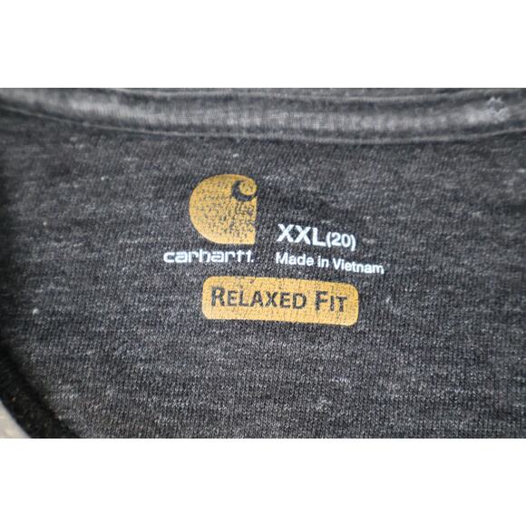 Carhartt Hoodie Mens 2XL Full Zip Relaxed Fit Sweatshirt Workwear Cotton Blend - Picture 4 of 8